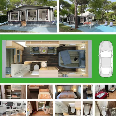 营地 Wmc Buschmann Camping-in-venedig Wohnwagenvermietung At Union Lido 卡瓦利诺