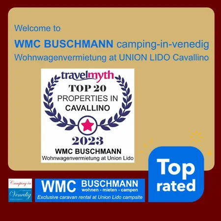 营地 Wmc Buschmann Camping-in-venedig Wohnwagenvermietung At Union Lido